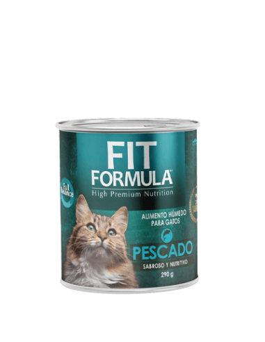 Lata Fit Fórmula Gato Pescado 290 GR 1