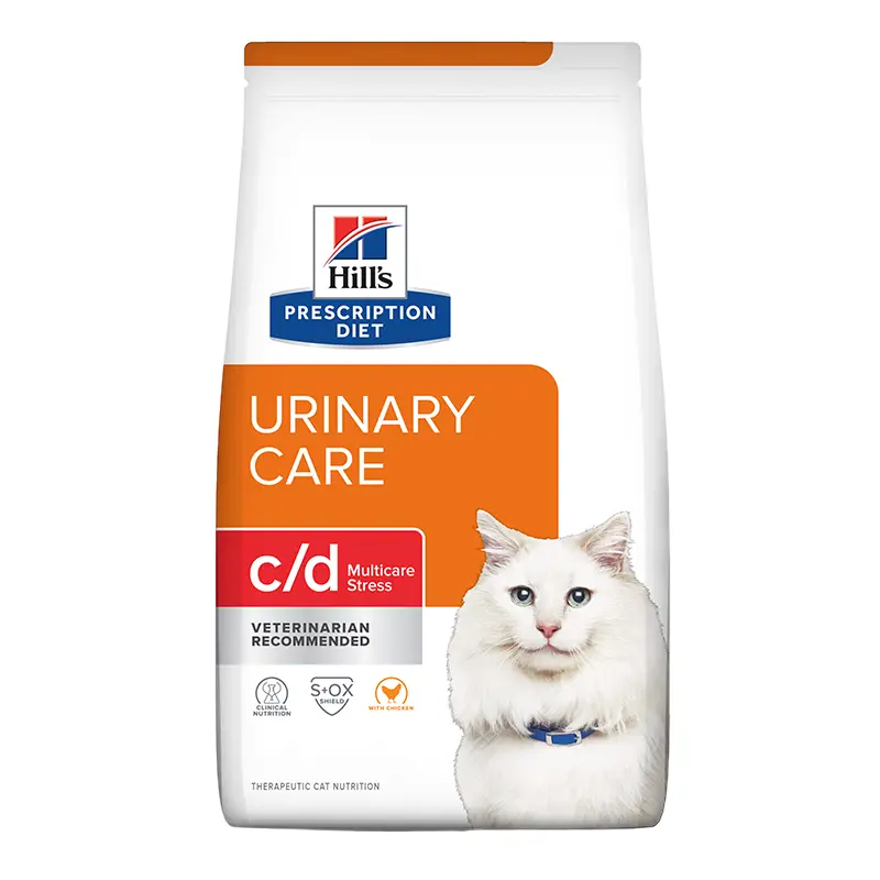 c/d Multicare Stress alimento para gatos con pollo 1