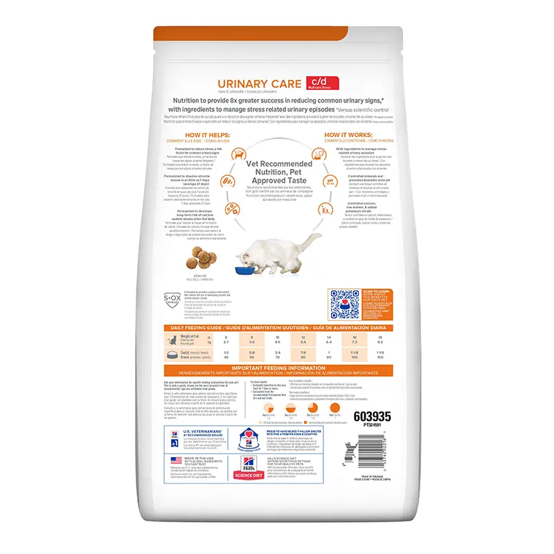 c/d Multicare Stress alimento para gatos con pollo 2