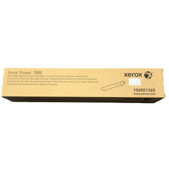 Toner XEROX PHASER 7800 Negro Alta Capacidad - 106R01569
