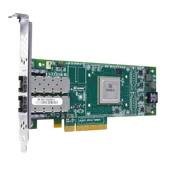 HPE StoreFabric SN1000Q 16Gbps Dual-Port PCIe Fibre Channel HBA  - P/N: QW972A