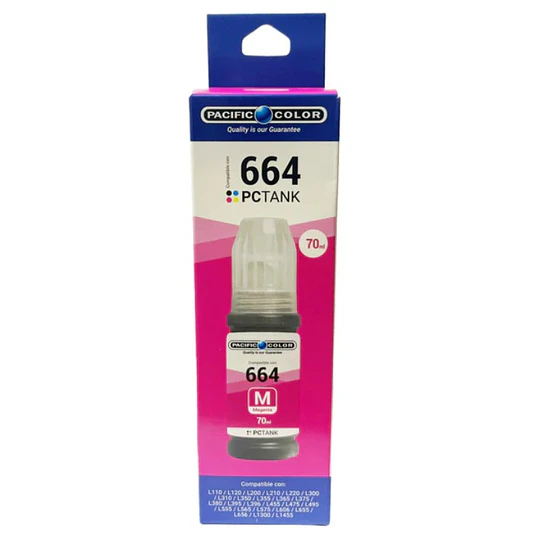 Tinta de botella 664 Magenta 70ML - Pacific Color 