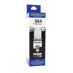 Tinta de botella 664 Black 70ML - Pacific Color