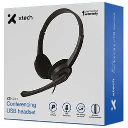Audífonos USB para Conferencias XTECH XTH-241