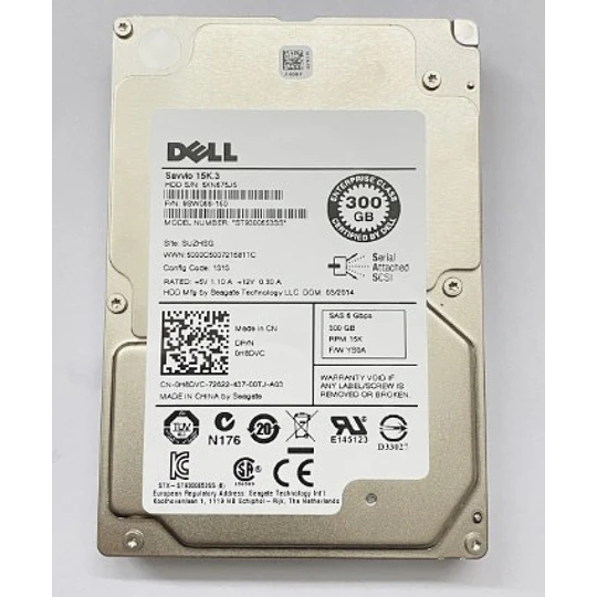 Dell 300GB SAS 15K - DP/N: 0H8DVC