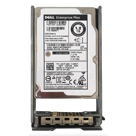 Dell 1.2TB SAS 10K 6Gbps DP/N: 0B28471
