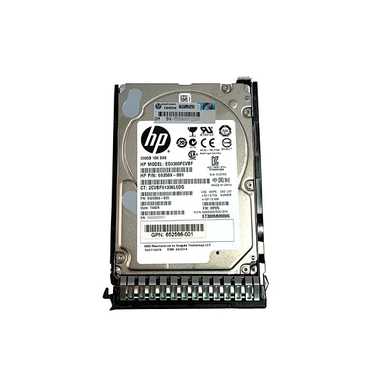 HP 300GB 10K SAS - P/N: 693569-001