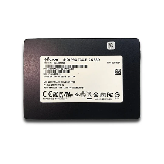 HP 240GB SATA 6Gbps P/N: 876596-001