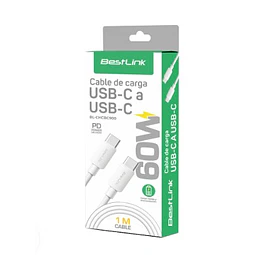 Cable de carga USB C a USB C 60W BL-CHCBC900 - BestLink