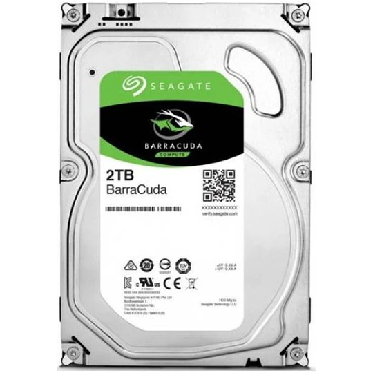 Disco Duro Interno Seagate Barracuda 2TB 3.5" (SATA III, 5400 RPM, 64MB Cache)