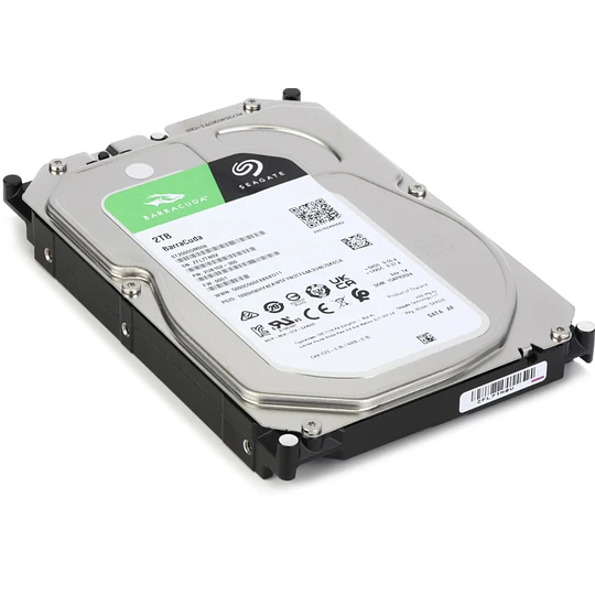 Disco Duro Interno Seagate Barracuda 2TB 3.5" (SATA III, 5400 RPM, 64MB Cache)