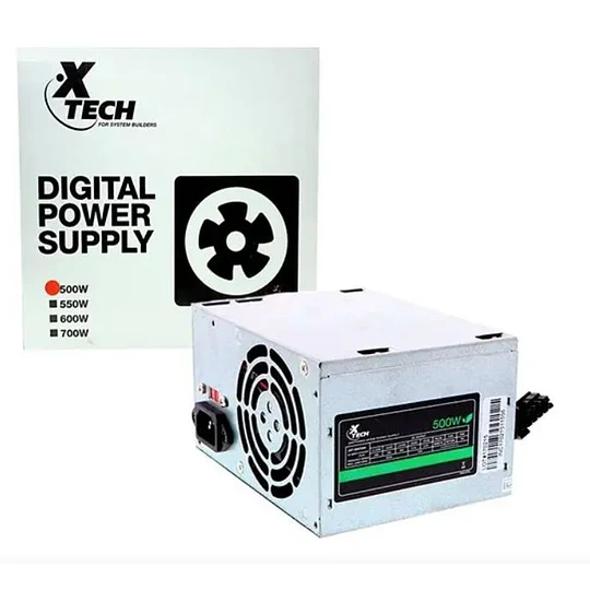 Fuente de poder ATX 500W - XTECH