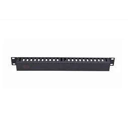 RAD-1M. 1U-45mm Ducto Metalico Ordenador Negro Profundidad-48mm - LinkMade