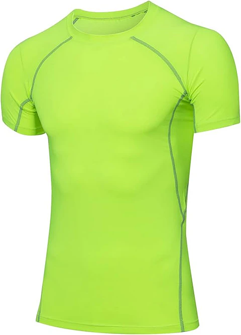 CAMISETA DEPORTVA VERDE FOSFORESCENTE