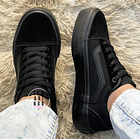 Zapatillas negro entero con plataforma 141 2