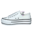 Zapatillas eco cuero blanco 152 2