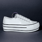 Zapatillas eco cuero blanco 152 1