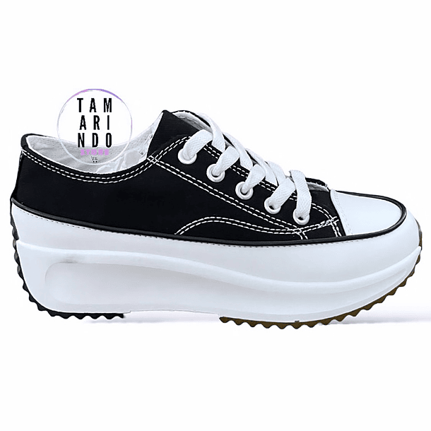 Zapatillas Lona negro 855 1