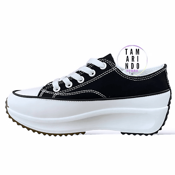 Zapatillas Lona negro 855 2