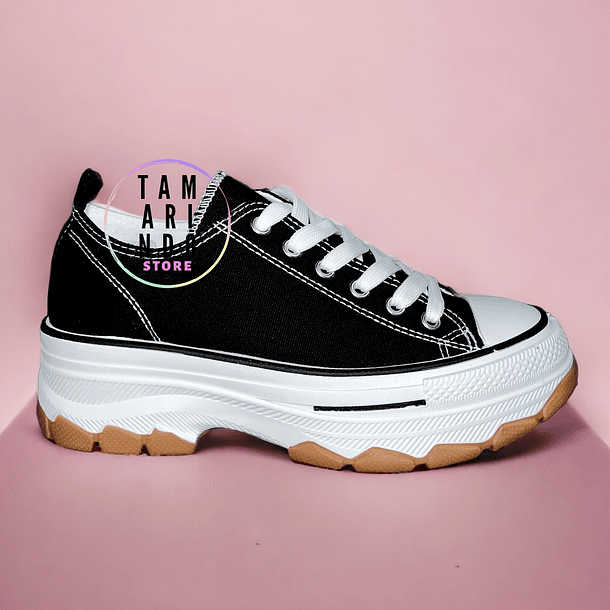 ZAPATILLAS LONA NEGRO 2302 1