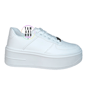 Zapatillas plataforma blanco S01