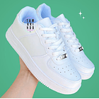 Zapatillas eco cuero blanco 2295 1