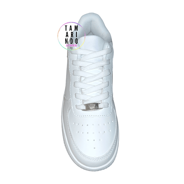 Zapatillas eco cuero blanco 2295 2