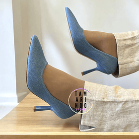 ZAPATO TACON 1700 STILETTO DENIM
