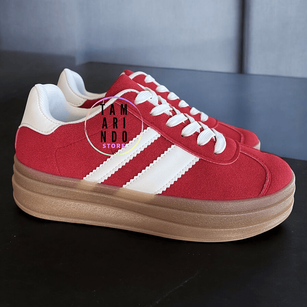 ZAPATILLAS MUJER ROJO 2437 Tamarindo Store