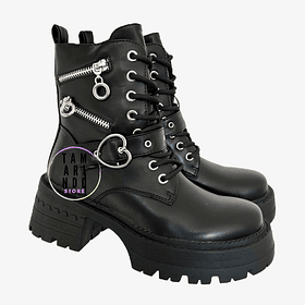 BOTAS ECO CUERO NEGRO 4282
