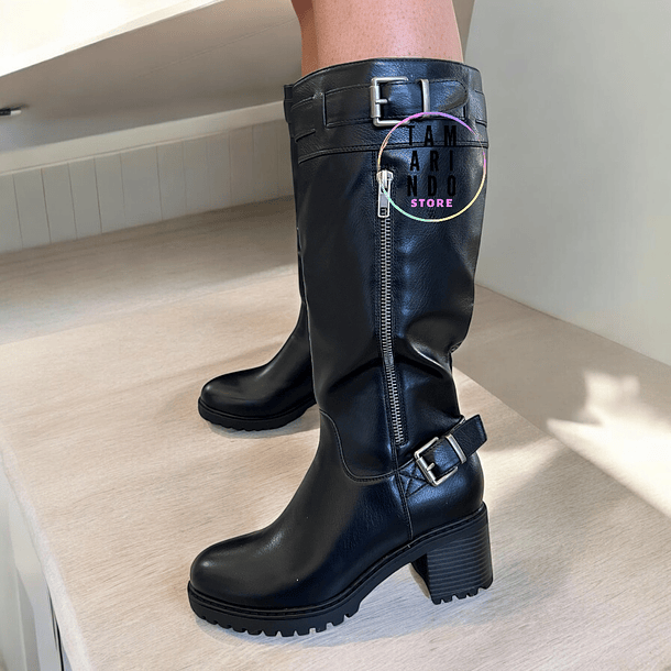BOTAS LARGAS NEGRO 4265
