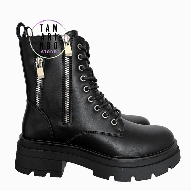 BOTAS ECO CUERO NEGRO 2220