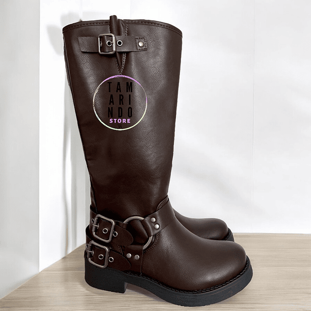 BOTAS LARGAS MARRON Q17