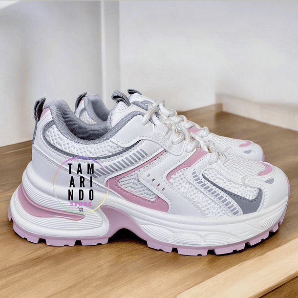 ZAPATILLAS DEPORVIVAS ROSADO 398-062