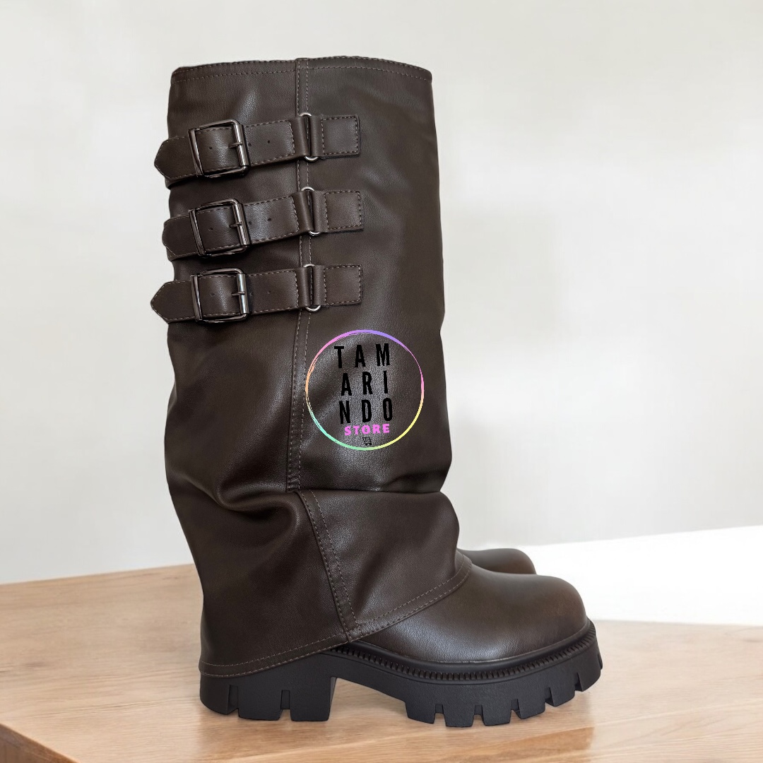 BOTAS LARGAS MARRON 6526 Tamarindo Store