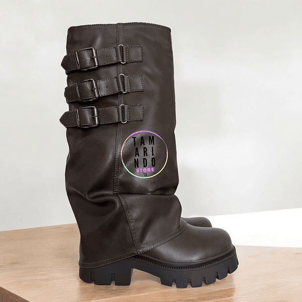 BOTAS LARGAS MARRON 6526