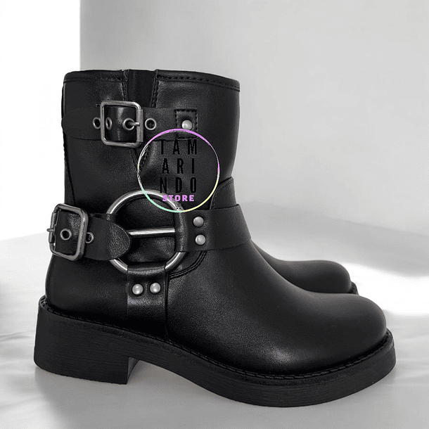 BOTAS MEDIA CAÑA NEGRO Q16