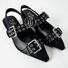 ZAPATO PUNTIAGUDO 5270 NEGRO OPACO 1