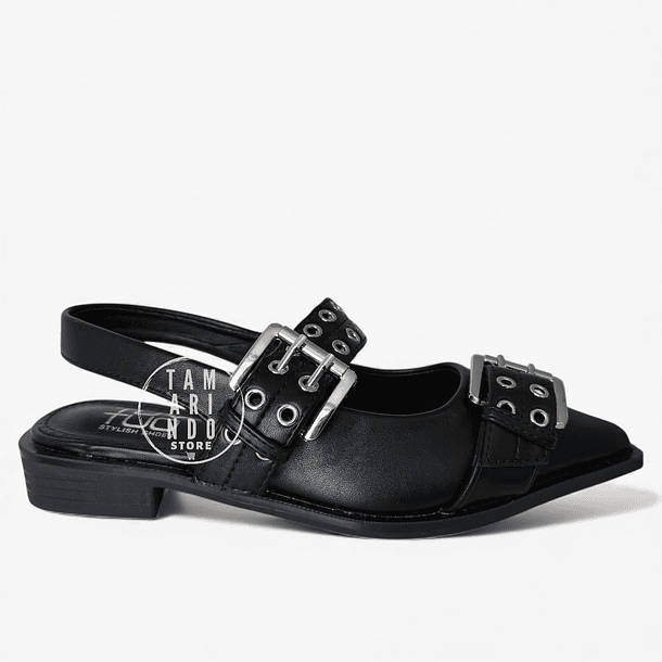 ZAPATO PUNTIAGUDO 5270 NEGRO OPACO 3