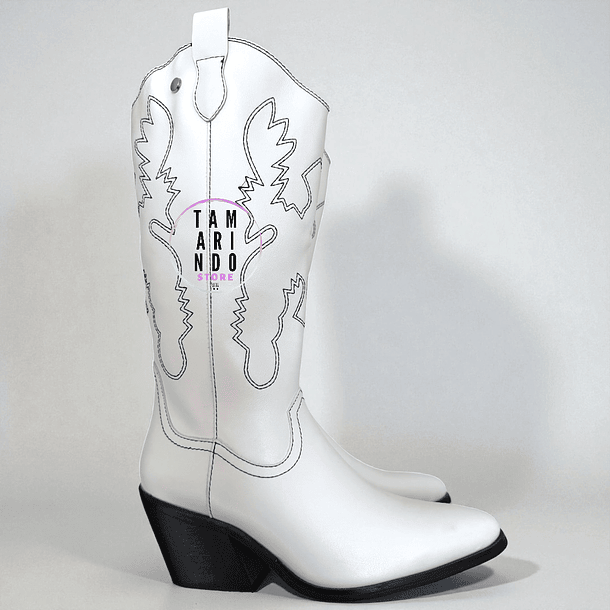 BOTAS TEXANAS BLANCO 2438