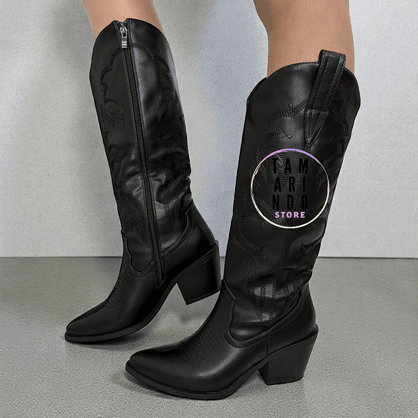 BOTAS TEXANAS NEGRO 5321
