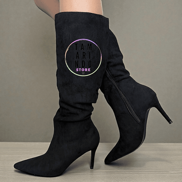 BOTAS LARGAS PUNTIAGUDA NEGRO 029