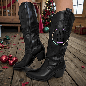 BOTAS TEXANAS NEGRO 5321