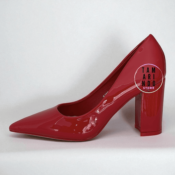 ZAPATO TACON ROJO 591