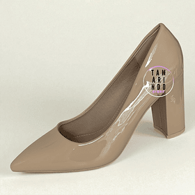 ZAPATO TACON BEIGE 591