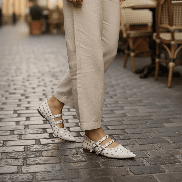 ZAPATO BALLERINA BEIGE GH86 1