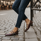 ZAPATO BALLERINA BURDEOS GH86 2