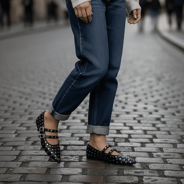 ZAPATO BALLERINA NEGRO GH86 2