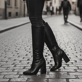 BOTAS LARGAS NEGRO Y05