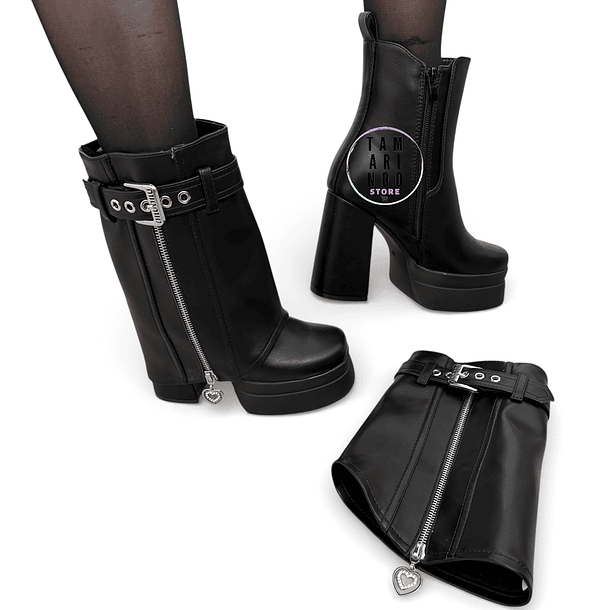 BOTAS PLATAFORMA 5319 NEGRO 2
